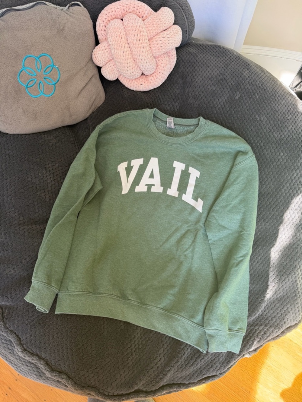 Vail Green Crewneck Sweatshirt